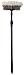 Carrand 93063 Deluxe Car Wash 8" Dip Brush with Bumper and 28" to 48" Extension Handle primary