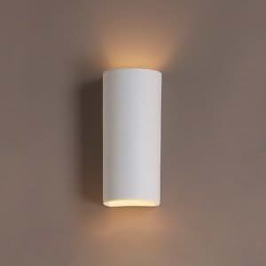 5 Inch Classic Cylinder Ceramic Wall Sconce-Indoor ...