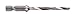 Greenlee Drill/Tap/Countersink Bit, 10-32X2 1/4 L