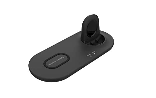 Kartice 2 in 1 Wireless Fast Charging Stand Pad &Samsung Galaxy Watch Charging pad Holder for Uiversally Qi Enabled Phones and Select Samsung Galaxy Watch (42) mm /(46) mm/Gear S3 Watches. - Thumbnail 3
