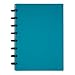TUL Custom Note-Taking System Discbound Notebook, Junior Size, Poly Cover, Teal
