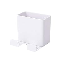 FashionSun Home Office Wall Mounted Mobile Phone Holder Charging Dock Remote Control Storage Box