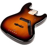 Fender Jazz Bass Body with Alder, Brown Sunburst