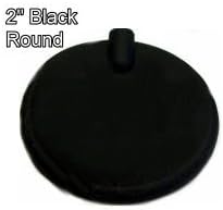Carbon Rubber Electrode 2" Round Black PN# CW72854