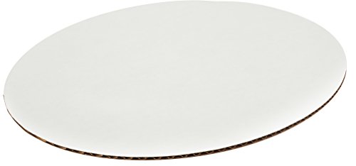14" Corrugated Sturdy White Cake/Pizza Circle by MT Products (15 Pieces)