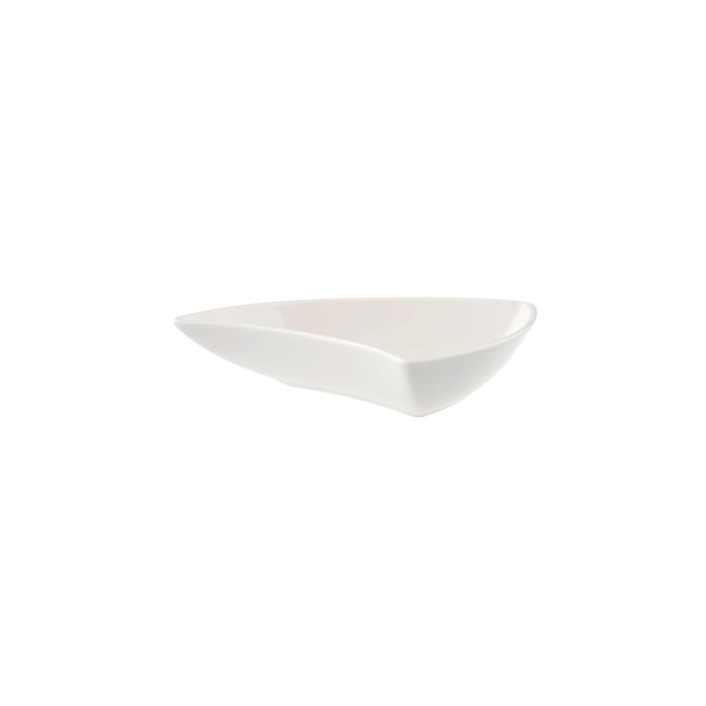 Villeroy & Boch NewWave Move Curved Bowl, Premium Porcelain, White