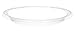 Plastimade [160 Count] 7 Inch Appetizer Plates Clear Disposable Heavy Duty Plastic, Ideal For Wedding, Catering, Parties, Buffets, Events, Or Everyday Use, 4 Packs