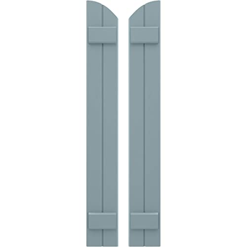 7"W x 59"H Americraft Two Board (2 Batten) Exterior Real Wood Joined Board-n-Ba…