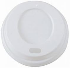 White 8oz Sip Lid for Kraft Ripple cup (100)