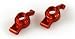Helion HLNA0167 Helion Animus Aluminum Rear Hub Carriers, 2 Deg, Orange