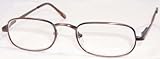 Spring Hinge Half Frame Bronze Readers by American Reading Glasses
