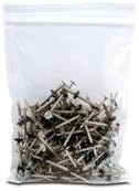 500 3x4 Clear Plastic Zipper Poly Locking Reclosable Bags 2 MiL