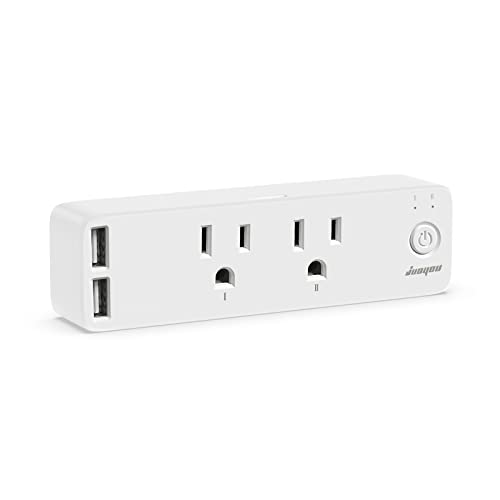 Dual Smart Plug, Smart Outlets Work with Alexa, Echo & Google Home, 2