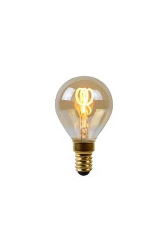LUCIDE P45 - Glühfadenlampe - Ø 4,5 cm - LED Dim. - E14-1x3W 2200K - Amber