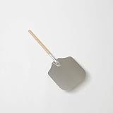 American Metalcraft 3714 37" Aluminum Pizza Peel with 21" Wood Handle, 14" x 16" Large Blade