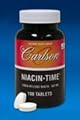 Carlson Labs Niacin-Time Time Release, 500mg, 100 Tablets