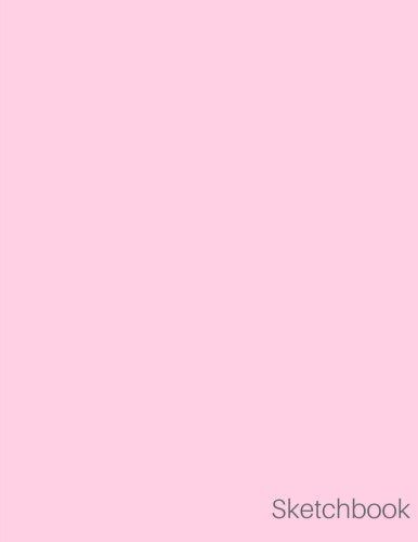 Sketchbook: Pink Cover, 8.5 x 11 Large Sketch Book Journal,Blank Notebook Unlined Paper for Drawing, Writing, Doodling, Sketching (Art Sketch Pad, ... Durable Unruled Pages, Sturdy Matte Softcover by Wax Pages