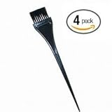 Soft'n STyle Long Tail Dye Brush (Applicator Brush for Keratin and Color Treatments) - 4 Pack, hair color, color applicator, easy to use, hair stylist, stylist, even distribution, hair dye, salon, no mess, precision