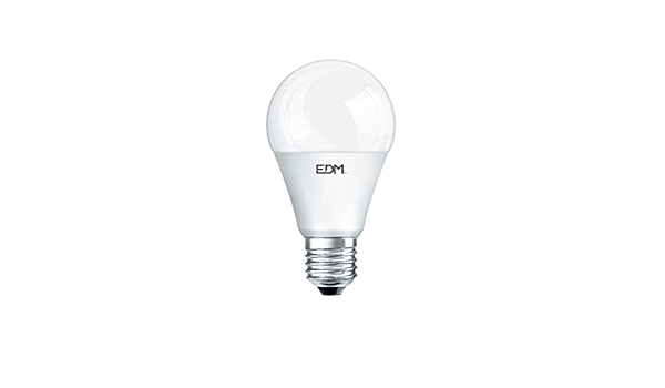 Bombilla led estándar 10W E27 con sensor crepuscular EDM ...