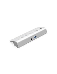 Achoro 7 puertos USB Hub   Pure Aluminum Premium calidad USB 3.0 alta velocidad de transferencia de datos Hub