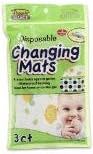 Disposable Leakproof Baby Changing Pads, for Home or Travel, 1 Pack of 3 Mats