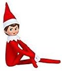 Elf Plush Doll Toys for Christmas Gifts (Red Girl)