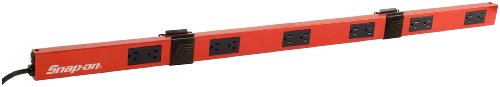 Snap-on 92278A Red/Black 12-Outlet Power Strip