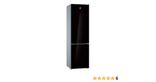 FRIGO COMBI NO FROST PUERTA CRISTAL NEGRO BALAY 3KFE765BI 2030X600MM.CLA.A++