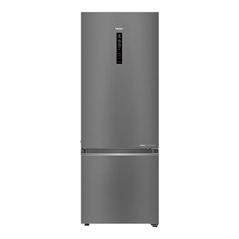 Haier 346l 3 Star Inverter Frost Free Double Door Refrigerator Hrb 3664bs E Brushline Silver 14 In 1 Convertible Bottom Freezer 2021 Amazon In Home Kitchen