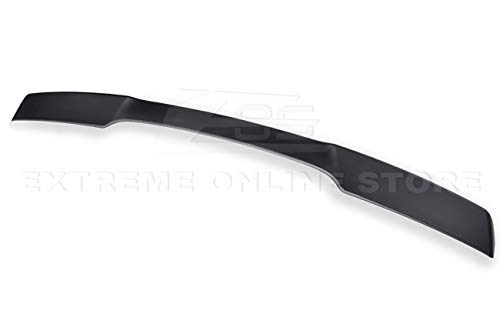 Extreme Online Store for 2005-2013 Chevrolet Corvette C6 All Models | ZR1 Style Rear Trunk Lid Wing Spoiler with Hardware Included (ABS Plastic - Painted Matte Black)