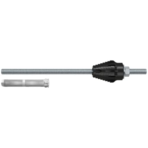 Fischer Abstandsmontagesystem Thermax 12/110 M12 Für Dämmstoffe, Dämmstoffdübel Zur Befestigung Hoher Lasten In Wärmedämmverbundsystemen, Mit Anti-Kälte-Konus,