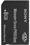 Sony MSXM8GS 8 GB Memory Stick PRO Duo (Retail Package)