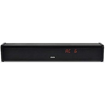 AccuVoice AV203 Sound Bar TV Speaker with Hearing Aid Technology, Six Levels of Voice Boost - 30-Day Home Trial (Black)