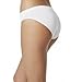Boody Organic Bamboo EcoWear Women's Classic Bikini,White,Large