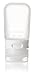 humangear GoToob Refillable Silicone Travel Size Bottles for Women, Men, Toiletries, Beauty, Cosmetics, 3pk Set, Small (1.25oz), Clear/Orange/Red,HG0182