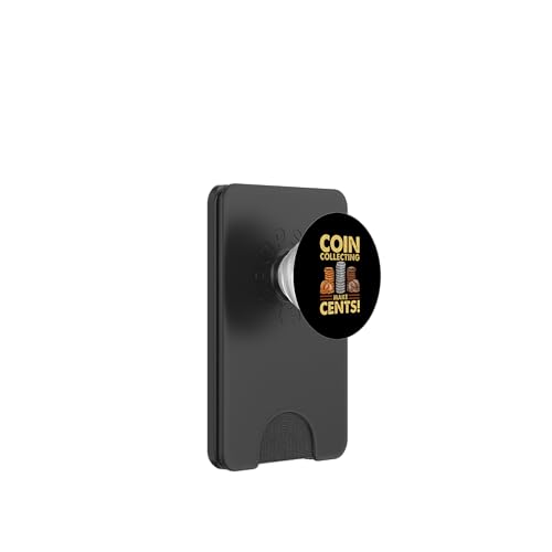 Coin Collecting Lover Design for Collector - Make Cents PopSockets PopWallet fo…
