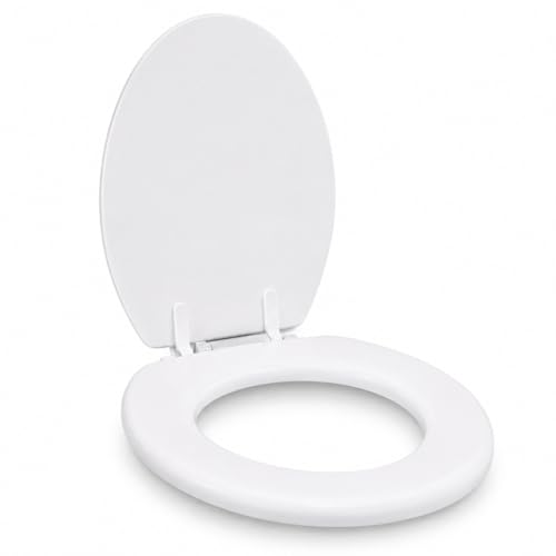 Assento Sanitário Almofadado Premium – Conforto Extra, Formato Oval Universal, Tampa com Fechamento Suave