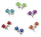 Dice Earrings - 1 Dozen Pair