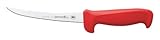 Mundial R5607-6 6-Inch Curved Semi-Stiff Boning Knife, Red