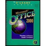 MS Office 2000 Enhanced Edition, O'Leary, Timothy and O'Leary, Linda I., 0072499540