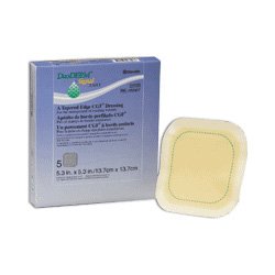 DUODERM Duoderm signal dressing, 5.5" x 5.5", 5 Count