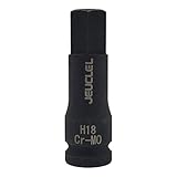 JEUCLEL 18mm Hex Impact Bit Socket, H18 1/2-Inch