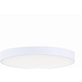 Maxim Lighting 57883WTWT Trim - 15W 1 LED Round Flush Mount-1 Inches Tall and 7 Inches Wide