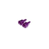 RCAWD Joint Cup Universal M613(23618) Machined Alloy Aluminum for Rc Hobby Model Car 1/18 Himoto E18 Truck Buggy On-Road Upgraded Hop-Up Parts 2Pcs(Purple)