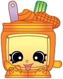 2014 SHOPKINS FIGURES - NUTTY BUTTER #016 SEASON 1 - RARE