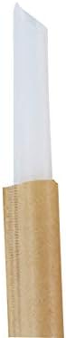 White Jumbo Smoothie Straws, Pack of 100 Pieces 12mm Wide Bubble Tea Straws
