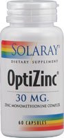Solaray - optizinc 30 mg. - 60 capsules