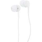 AmazonBasics in-Ear Headphones with Mic - White