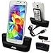 Galaxy S5 Charger - Battery Charging Station, AnoKe USB 3.0 Desktop Charging Docking Station Cradle Pad - Support Charging Spare Battery for Samsung Galaxy S5 Mobile Cell Phone Charger Dock