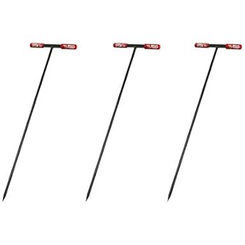 Bully Tools 99203 Soil Probe Steel Tstyle Handle, 48_inch (Pack of 3)